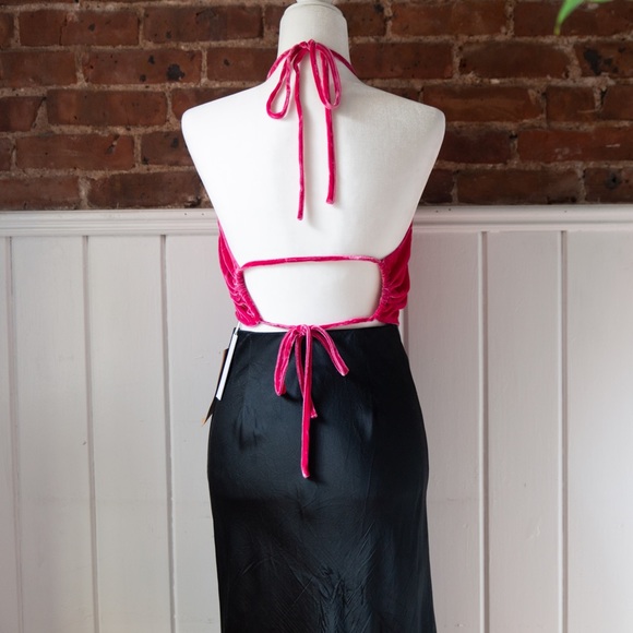 NWT Reformation Tamsin Halter Top Small, Pink - Picture 4 of 8